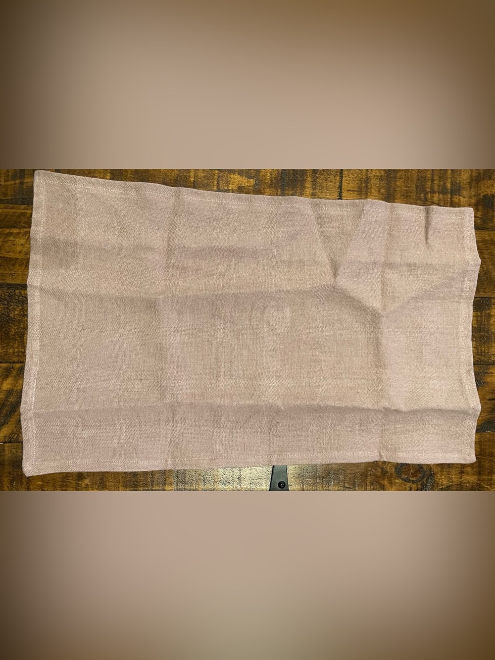 NEW Quince European Linen Pillow Cover, 12 X 20 (Dust Mauve)